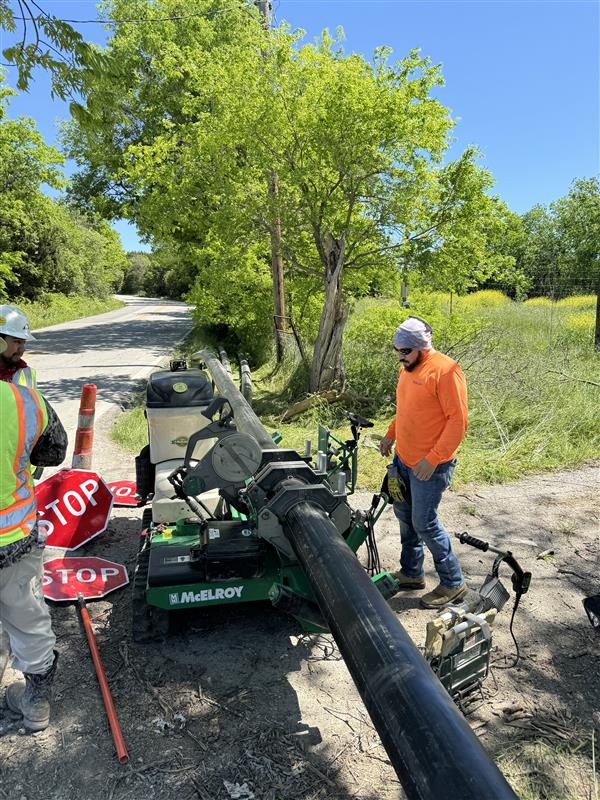 TWDB Project laying pipe